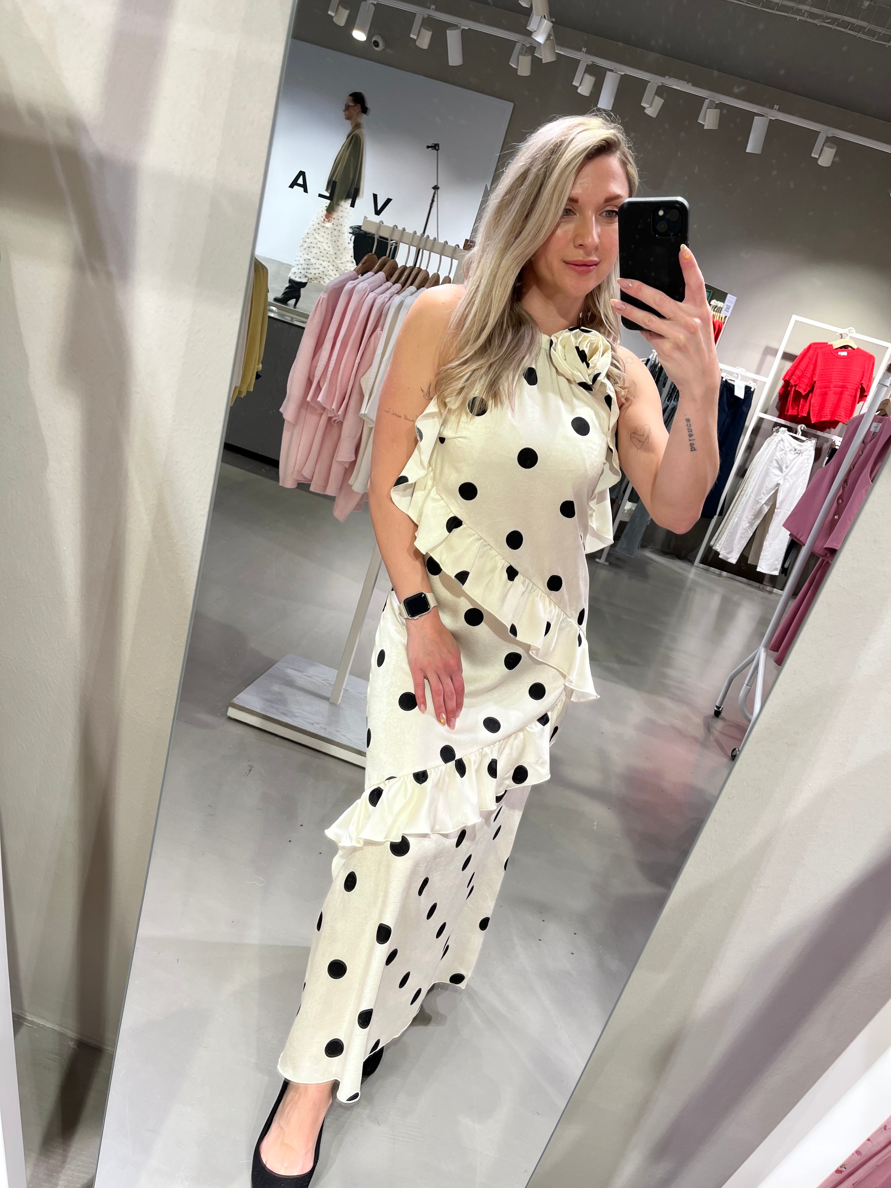 VICLAIRE Midi Dress - Birch